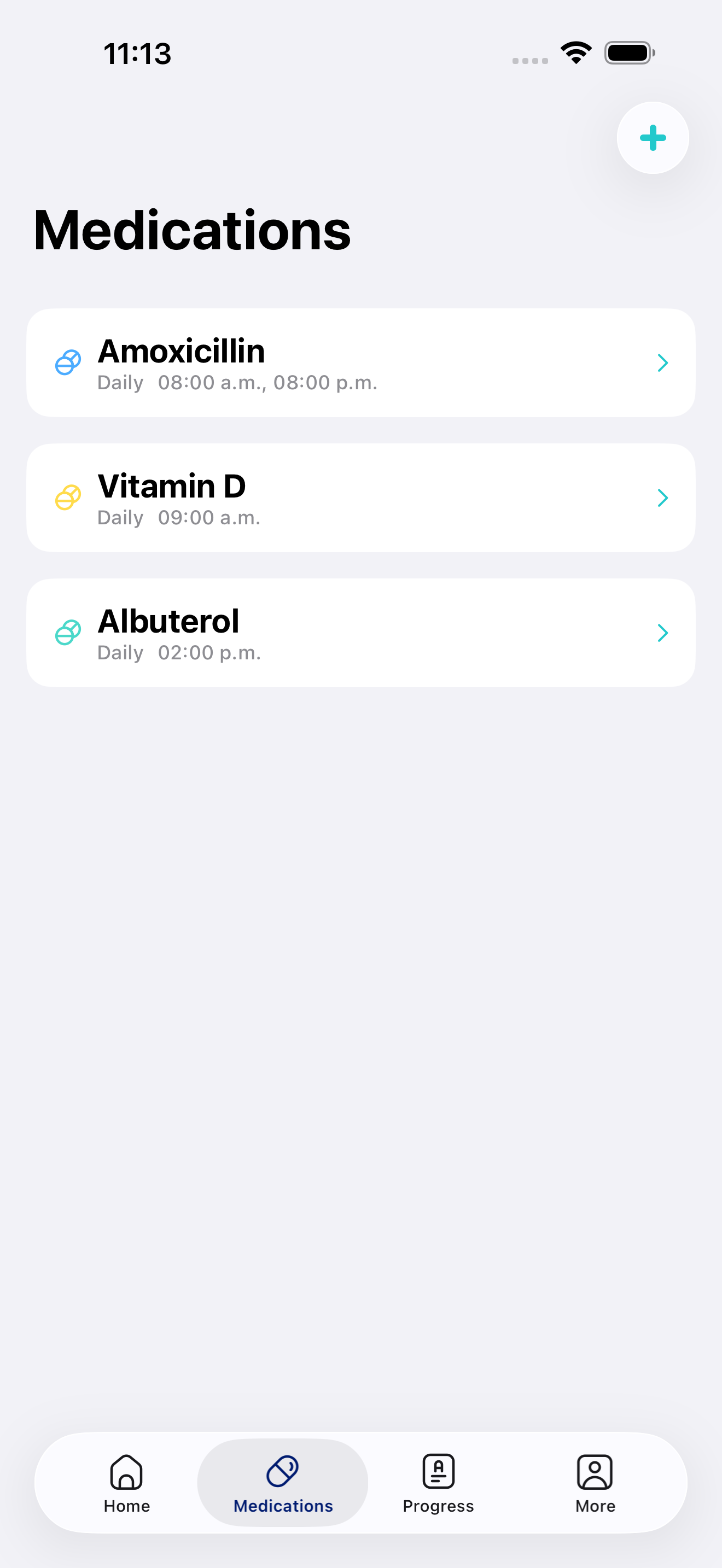 Pellet medications screen
